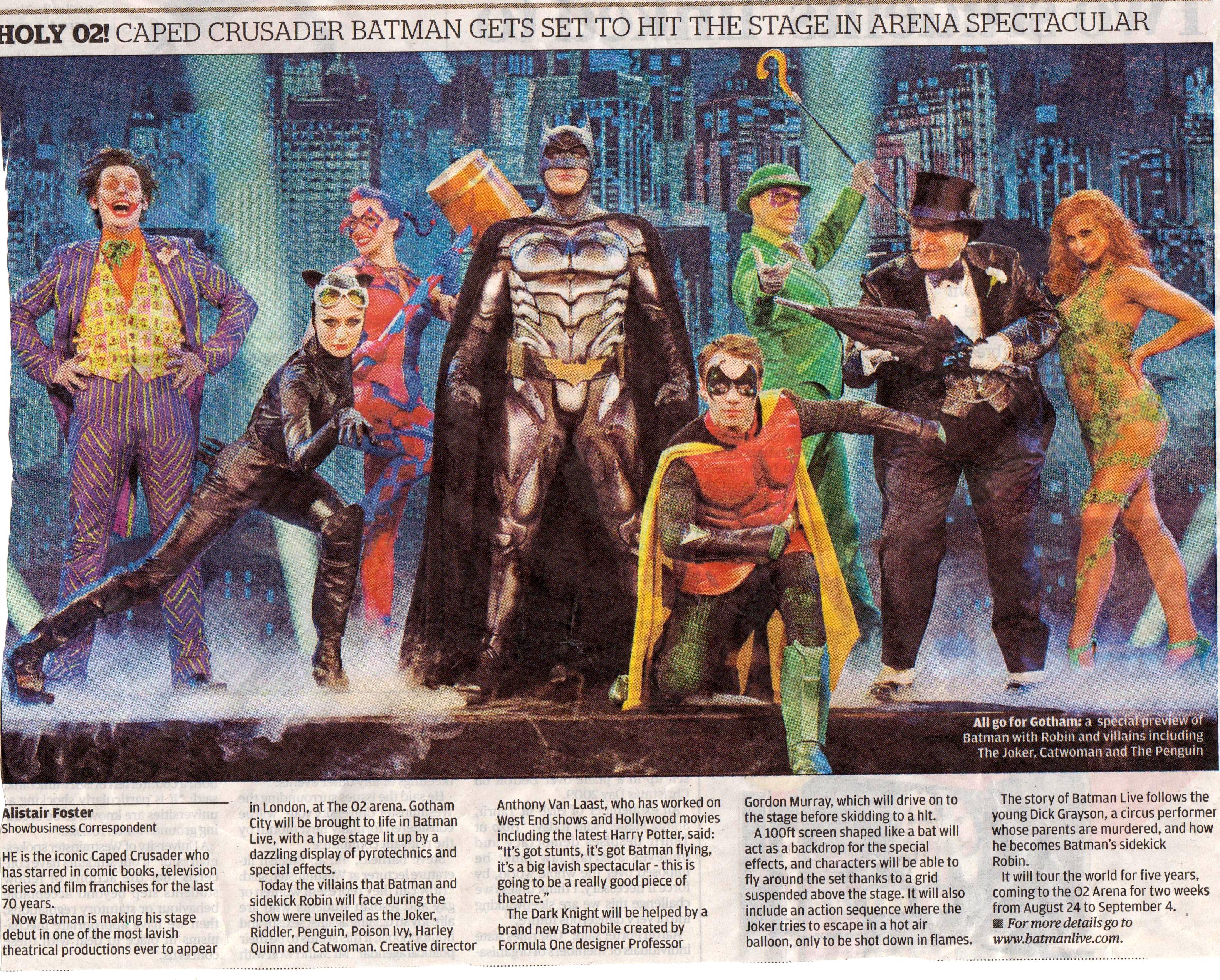 Batman Live Costumes